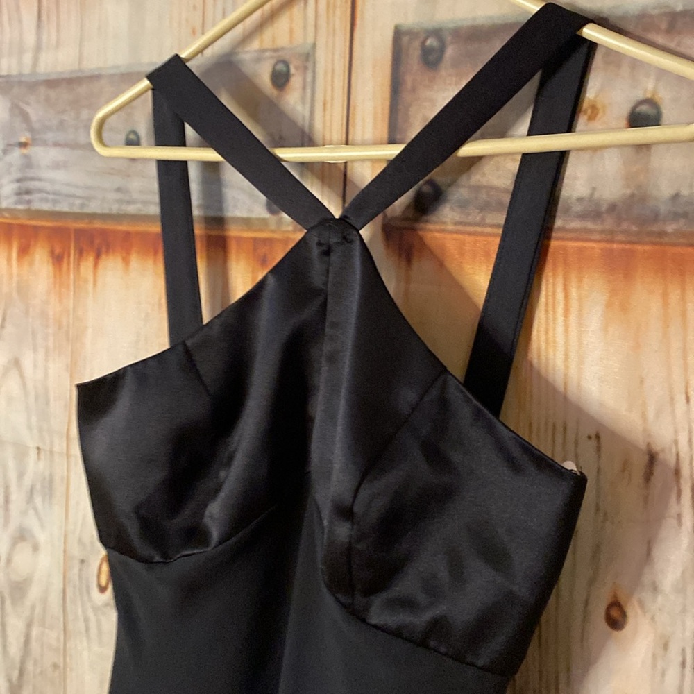 David’s Bridal Elegant Black Maxi Dress - Picture 5 of 8